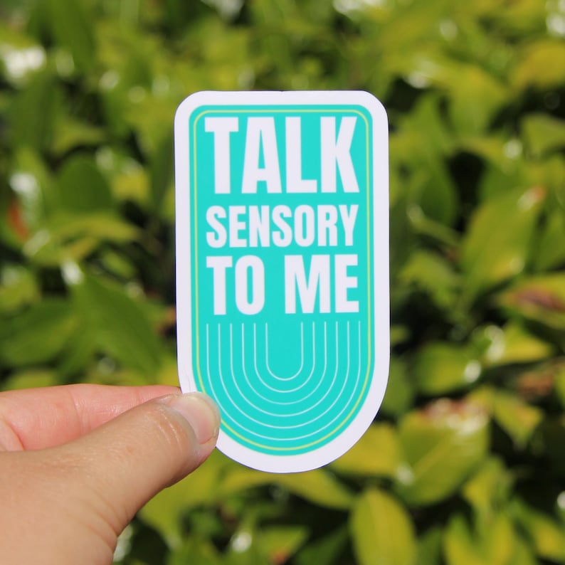 Occupational Therapist 10-Sticker Pack, Vinyl Stickers, Laptop Stickers, OT Sticker, Gift for Occupational Therapist,Occupation Stickers Talk Sensory to Me