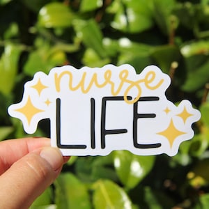 Nurse Life Sticker Pack, Laptop Stickers, RN, Occupation Stickers, Gift for Nurse, Nurses Week Gift, Medical Stickers, Nursing Sticker