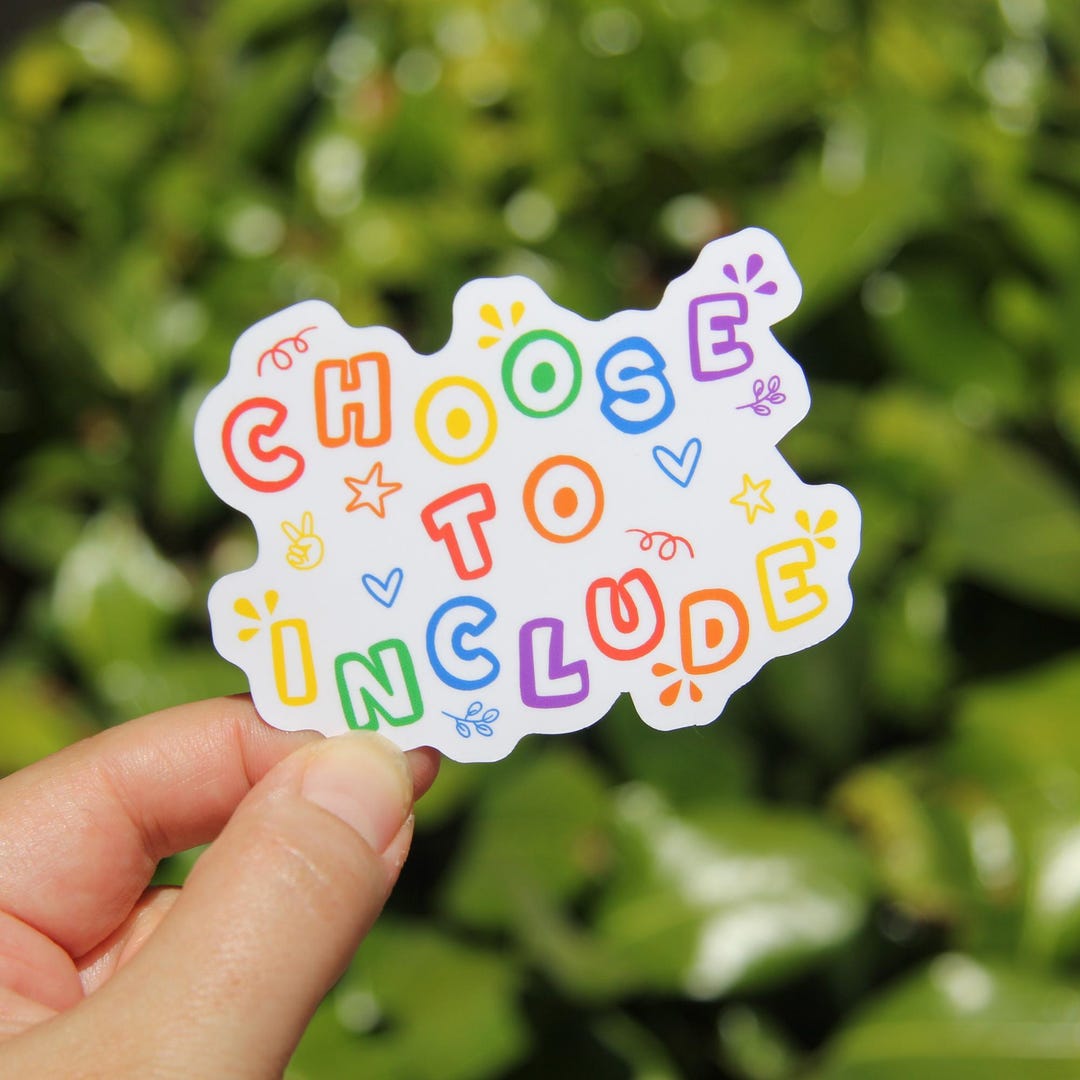 Choose to Include Sticker, Teacher Sticker, Laptop Sticker, Teacher ...