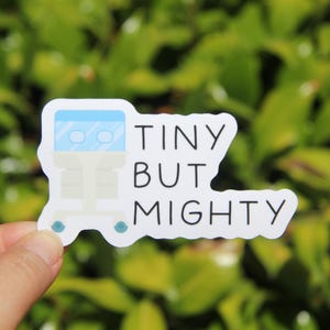 Tiny but Mighty Sticker, Neonatal Intensive Care Sticker, Decal, Vinyl Sticker, Laptop Sticker, Gift for NICU Nurse, Gift for RN