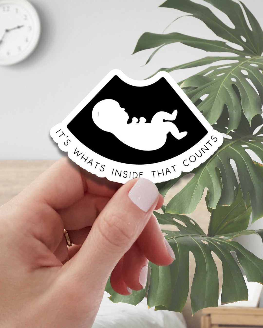 It's Whats Inside That Counts Sticker, Sonographer Sticker, Decal ...