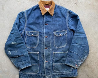 Vintage 90s Gap Denim American Workers Jacket Xlarge 1990s