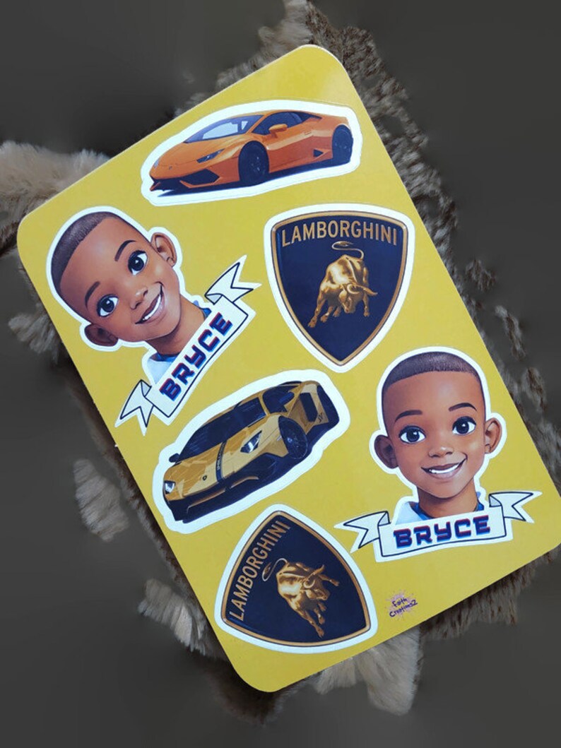 Custom Sticker Sheets, Personalized Photo Sticker, Birthday Stickers