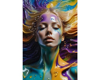 A Portrait in Vivid Hues Poster