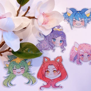 Star Guardian Glitter Stickers