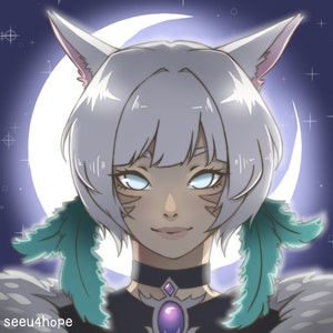 FFXIV Y&#39;Shtola Print