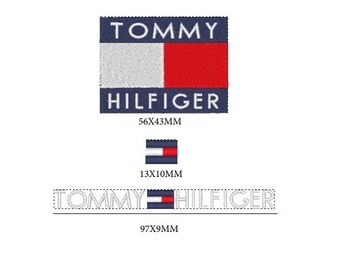 Broderie Design Logo Design Tommy File Broderie Logo Polo Stickdatei Logo Tommy 3 modèles différents pour le cerceau 10x10