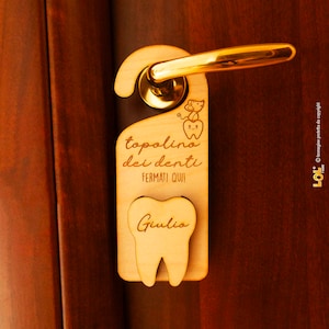 Porta Dentini da Appendere alla Porta Topolino Dei Denti Fermati Qui