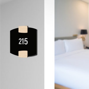 Hotelkamernummers (mod. Sign) - Plexiglas hotelborden gepersonaliseerd met uw nummers