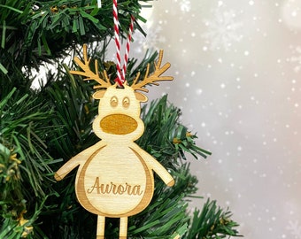 Ornamento Auto "Just Married" In Legno - Per Matrimoni, Albero Di Natale, Ricordo Di Nozze