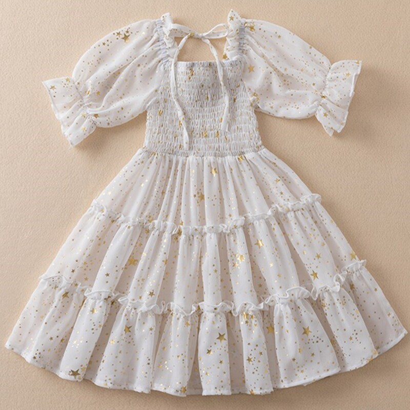 Toddler Stars Dress Baby Girl Summer Dress Toddler Girl Etsy