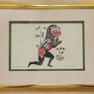 TIM PAUL Print Artist Signed Limited Edition, Hesquiat Band of the West Coast &quot;Nootka&quot; People, Rare VTG Canadian First Nation Indigenous Art