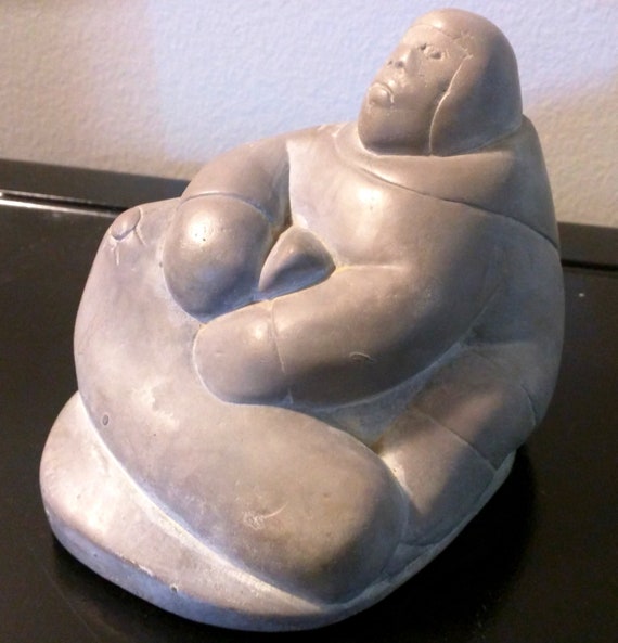 Inuit stone carving object