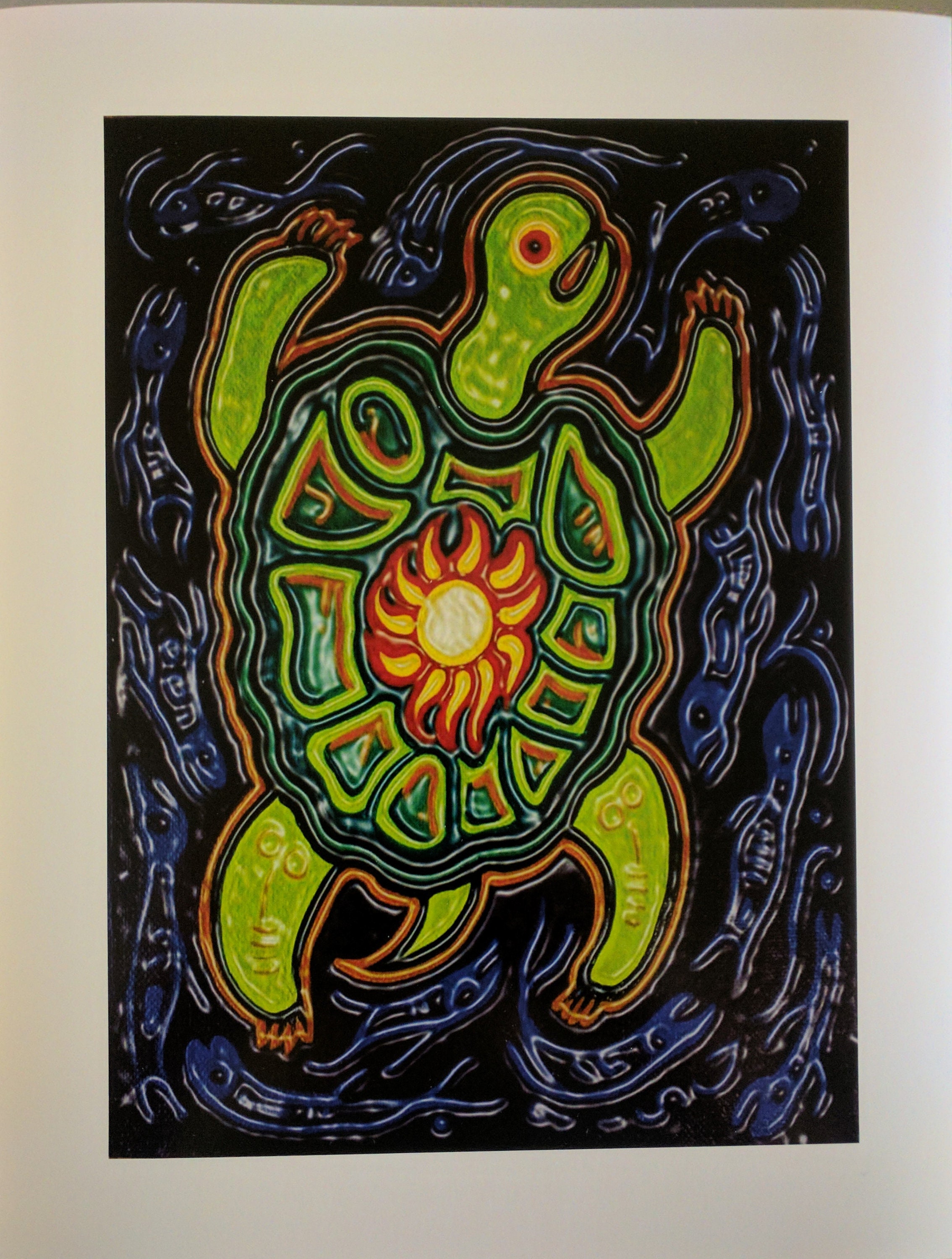 Turtle Island Woodland Art Print: Indigenous Native Art by Annette ...