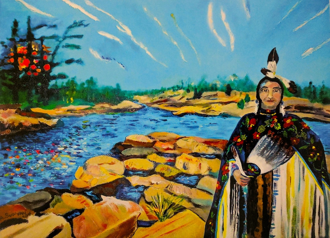 Canadian Indigenous Art Print, Wall Décor, Wall Art, Chippewa