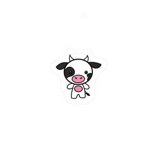 Cow Sticker / Cute Waterbottle Sticker / Laptop Sticker