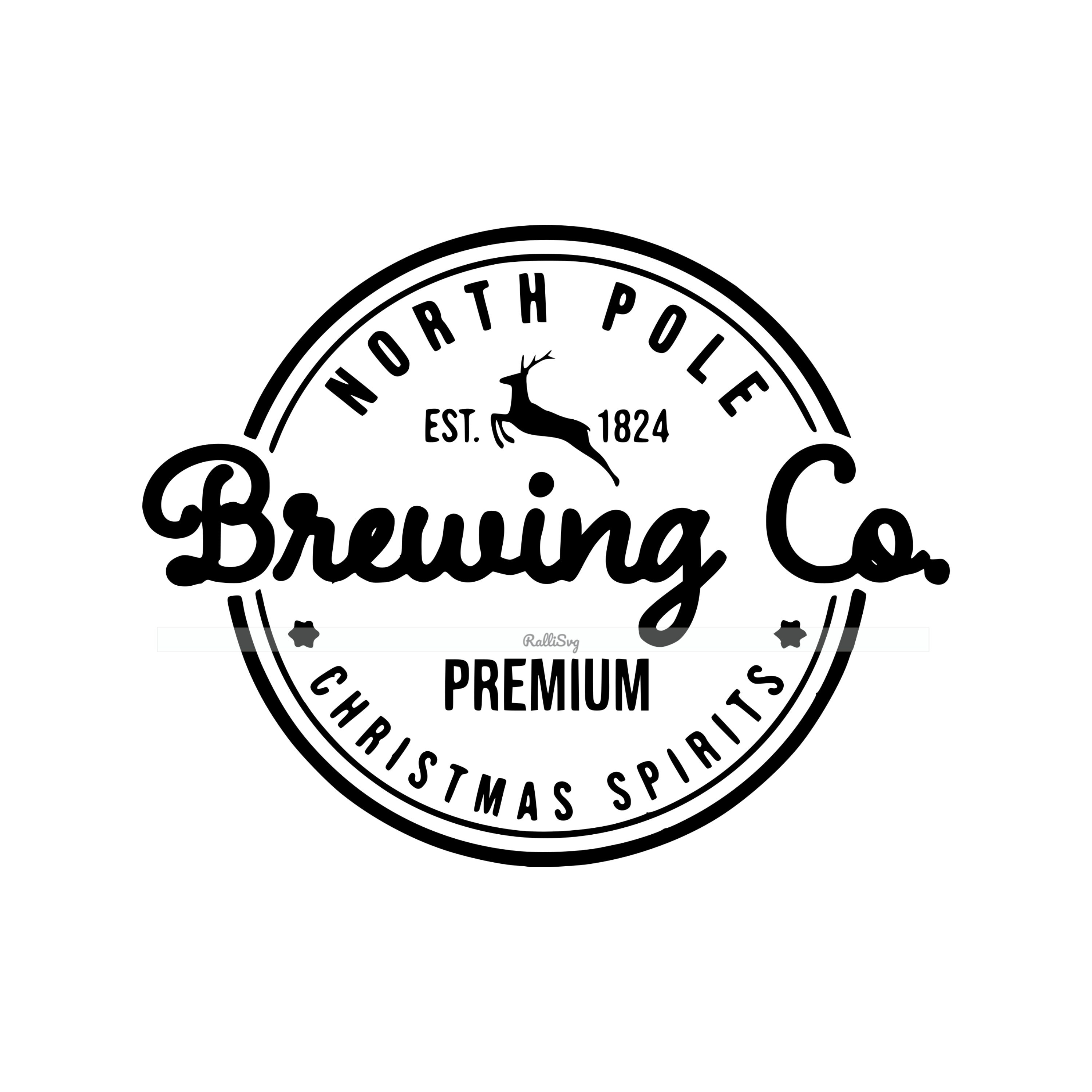 North Pole Brewing Co SVG Christmas SVG Digital Clipart | Etsy UK