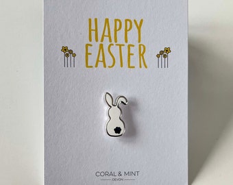 Easter Bunny Enamel Pin - Easter Gift, Easter present, Chocolate alternative!