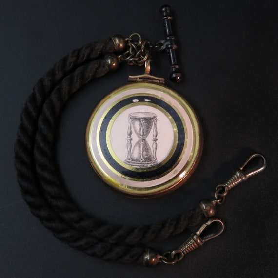 Watch Ornament with Hourglass Graphic - image 1