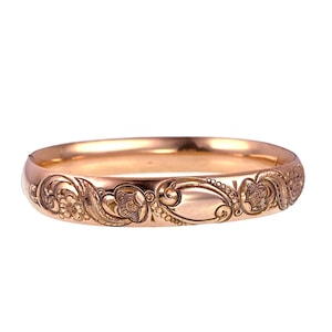 Antique Gold Filled Bangle Bracelet