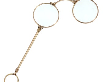 Antique 14K Lorgnette Spectacles