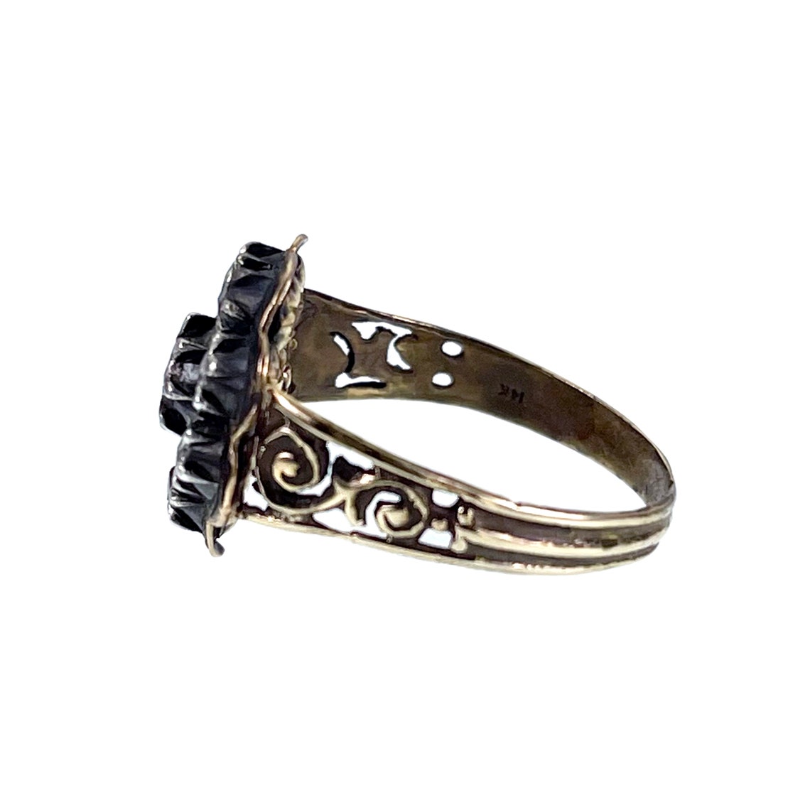 Silver Conversion 14K, Silver & Diamond Conversion Ring - Etsy