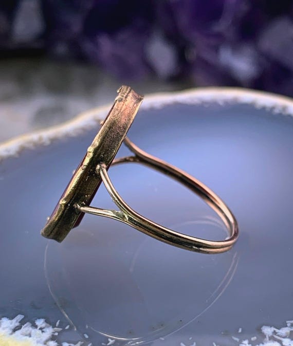 Antique Carnelian Intaglio Conversion Ring - image 4