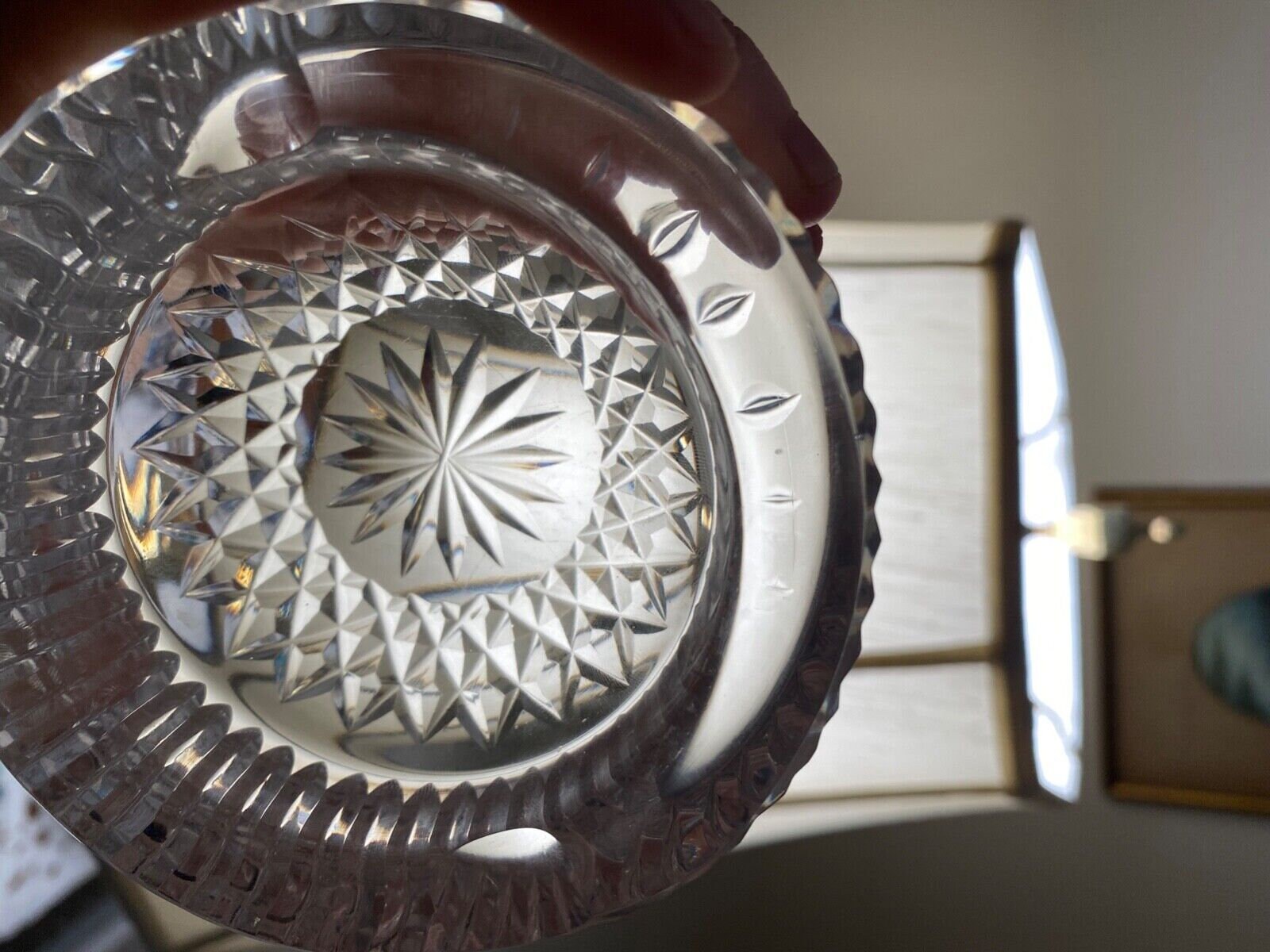 Crystal Waterford Ashtray Maeve Pattern Heavy Vintage 4 Etsy