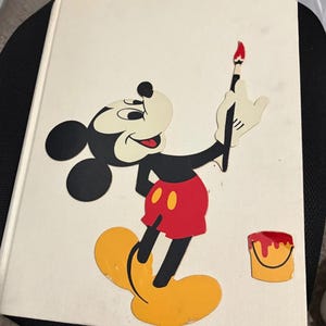 The Art of Walt Disney Hardcover Book Illustrated Animation History 1973 Coffee Table Book Mickey Mouse Christopher Finch Disneyana