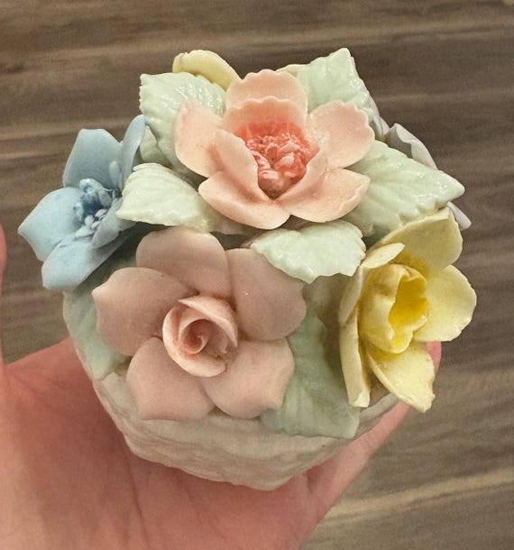 Porcelain Flower フローラルバスケット Porcelain Flower フローラルバスケット