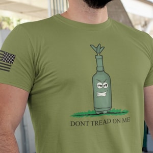 EOD não pisa em mim T | -shirt da mina terrestre do russo | Vida tecnológica de bomba