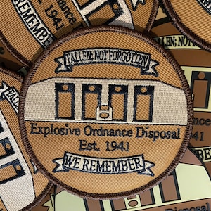 Patch Memorial EOD | Bordado | Bomb Tech Life