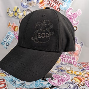 Marine EOD Buzzard Embroidered Hat | Flex Fit, Dad, Trucker Options | USMC Bomb Squad