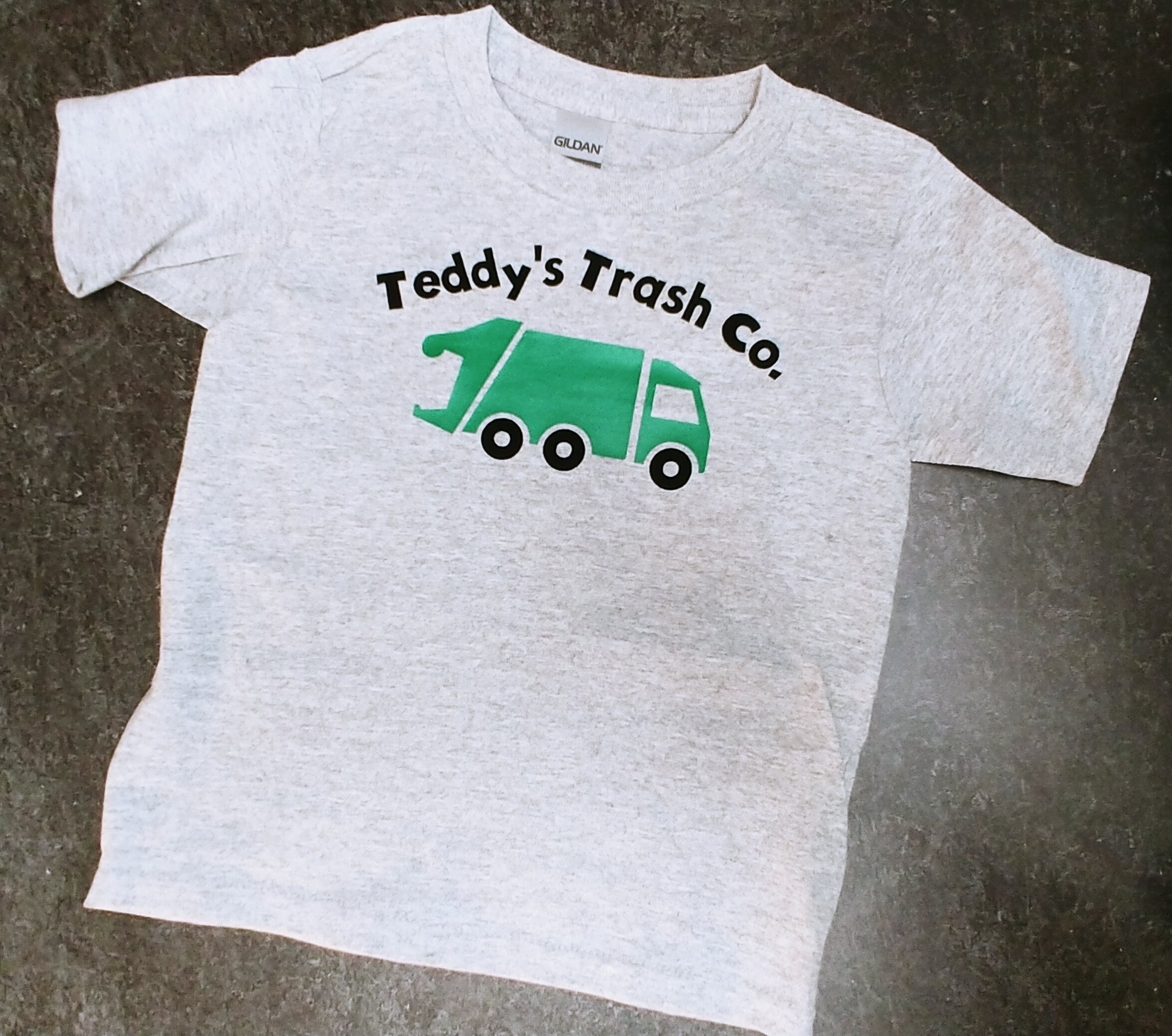 Custom Company Toddler Youth T-Shirt | Trash Co. | Garbage Co. | Big Trucks | Kids Love Vehicles Custom Tees