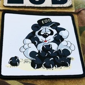 EOD Sortiment Panda Aufnäher | Bombe Tech Life | EOD Aufnäher