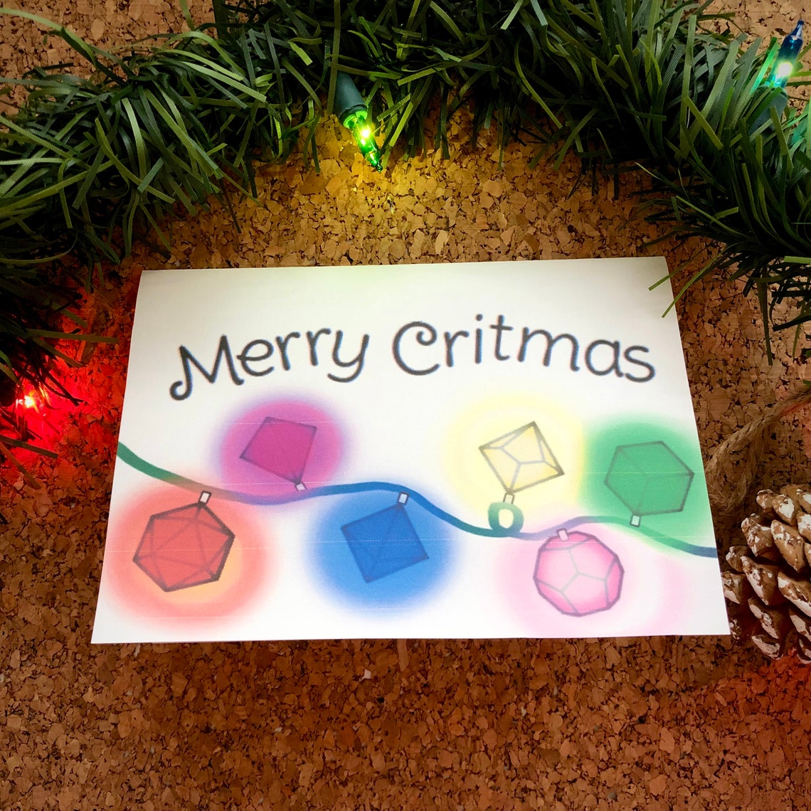 Printable Dungeons and Dragons Christmas Cards Dnd Merry | Etsy