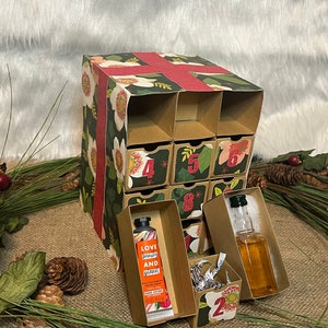 24 Box adventskalender voor kinderen, tieners en volwassenen! -digitaal snijden voor uw Silhouette Cameo of snijmachine - SVG en PDF