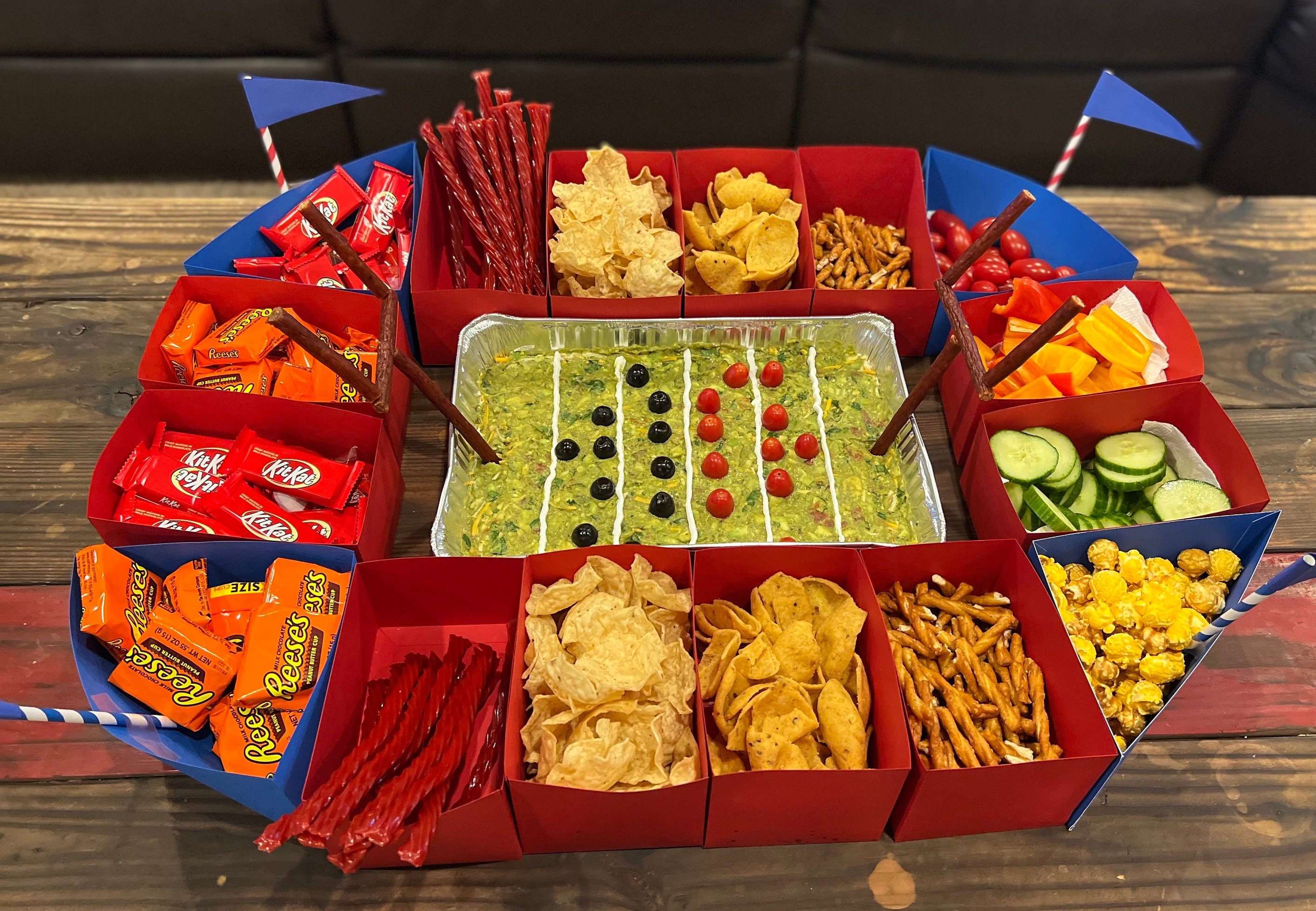 Snack Stadium for Your Game Day Celebration Digital Cutting Etsy