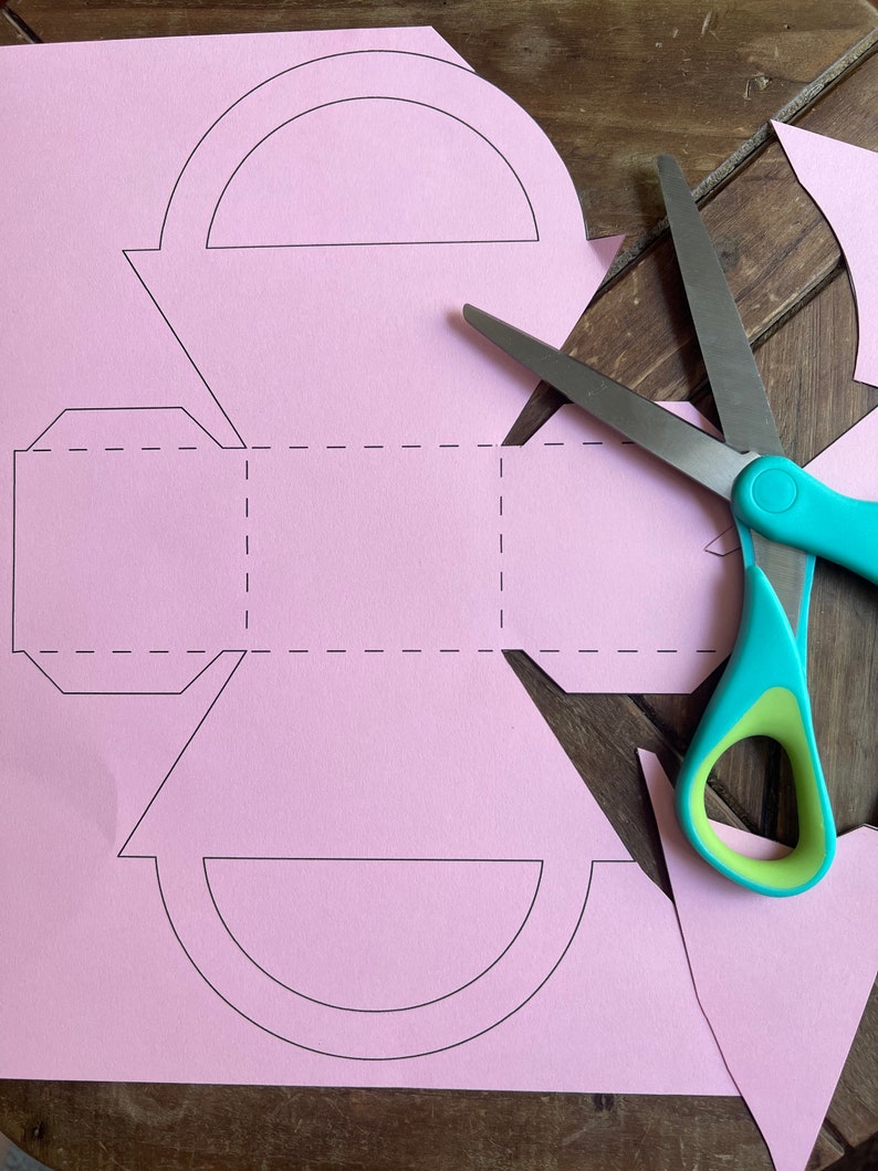 May Day Basket Pdf & Svg Digital Cutting File Etsy