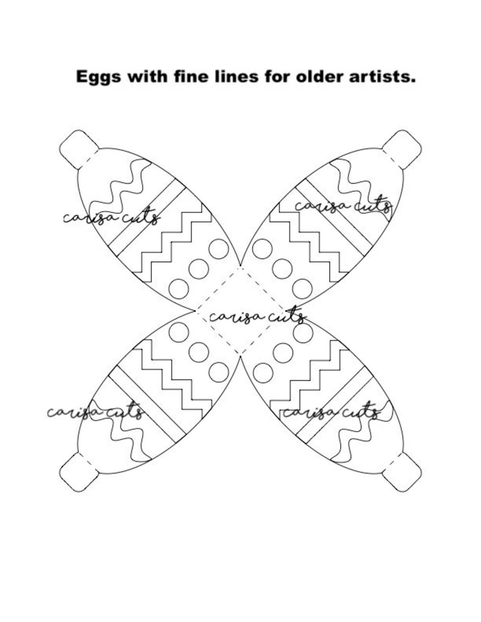 Paper Easter Eggs Etsy