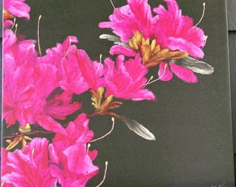Azaleas giclee print of original painting by JJE
