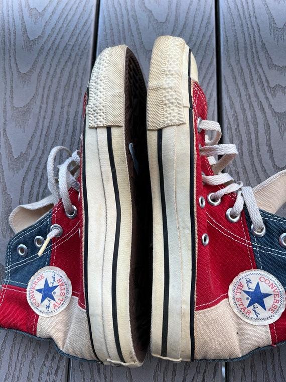 Rare Vintage pair of tri-color Converse High tops siz… - Gem