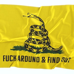 Fu*k Around & Find Out Flag for UTV accessories, Atv Riders, Polaris Rzr Accessories, SXS, CanAm, ATV flags, Gifts, Wall Decor