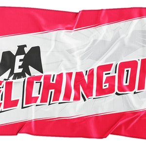 El Chingon Red Flag for UTV accessories, Atv Riders, Polaris Rzr, SXS, CanAm, ATV flags, Gifts, Wall Decor