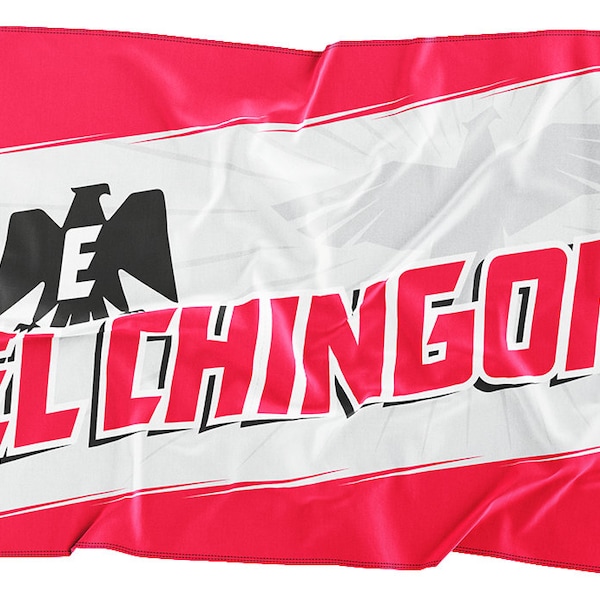El Chingon Red Flag for UTV accessories, Atv Riders, Polaris Rzr Accessories, SXS, CanAm, ATV flags, Gifts, Wall Decor