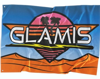 Glamis Sand Dunes Flag for UTV accessories, Atv Riders, Polaris Rzr Accessories, SXS, CanAm, ATV flags, Gifts, Wall Decor