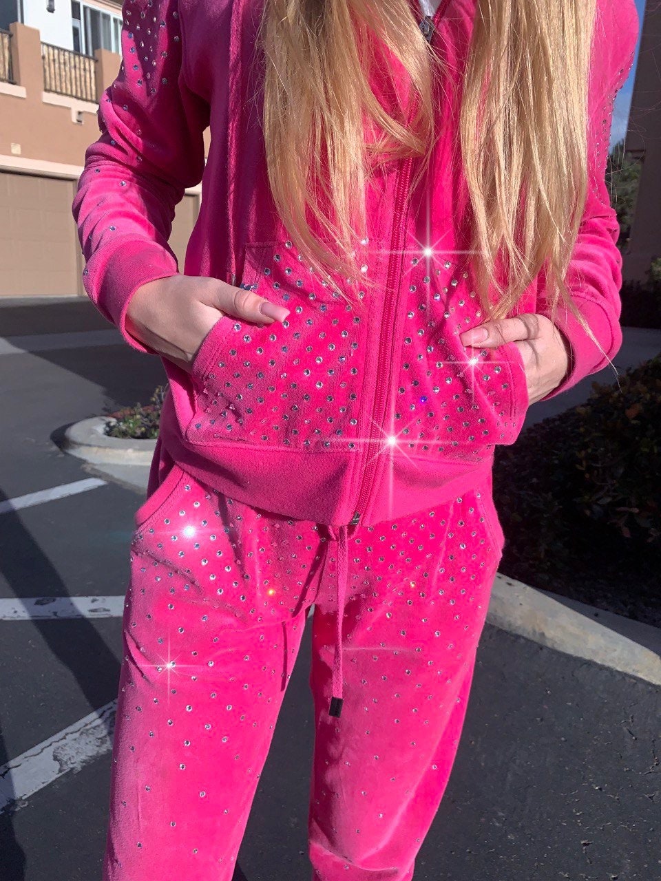 Sparkly Tracksuit - Etsy