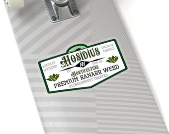 Runescape Ranarr Weed Sticker-White Version