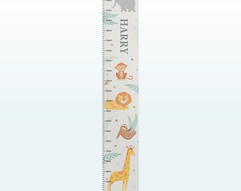 Personalised Animal Height Chart