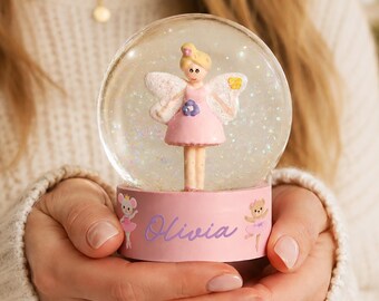 Personalised Nutcracker Characters Fairy Snow Globe